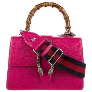Gucci Dionysus Bamboo Top Handle Bag - Pink